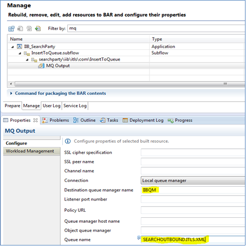 Configuring node properties