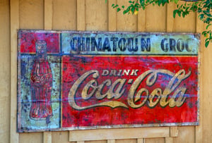 old coke sign