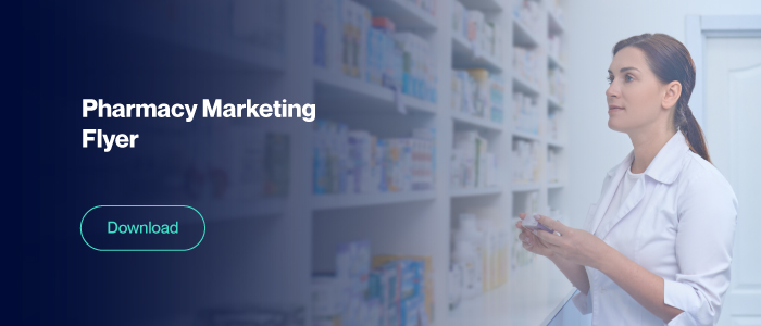 cx vertical campaign pharmacy marketing flyer